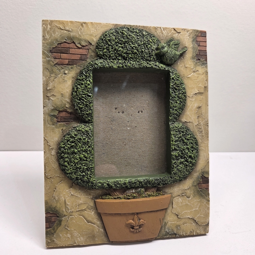 3D Resin Photo Frame Nature Bird Botanical Theme 3.5"x2.5" Photo